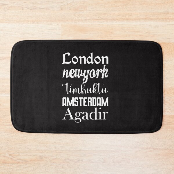 Item preview, NewYork, London, timbuktu, Amsterdam, Agadir designed and sold by MehdiRA.