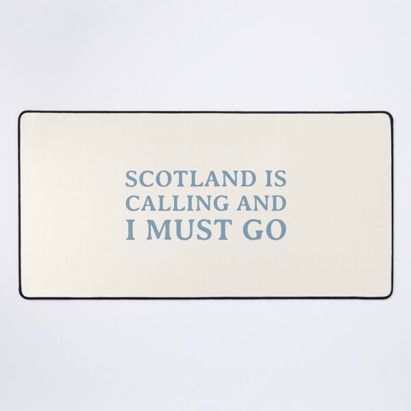 Item preview, Scotland is Calling and I Must Go, Funny Saying designed and sold by Artestygraphic.