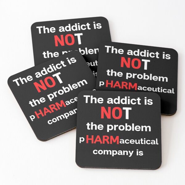Item preview, The Addict is not the problem designed and sold by Tuesday Robbins.