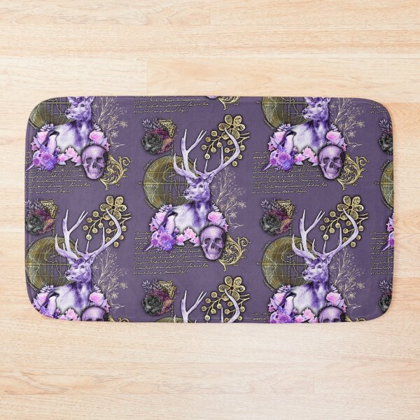 Item preview, Stag and botanical composition l designed and sold by Lubellebubble20.