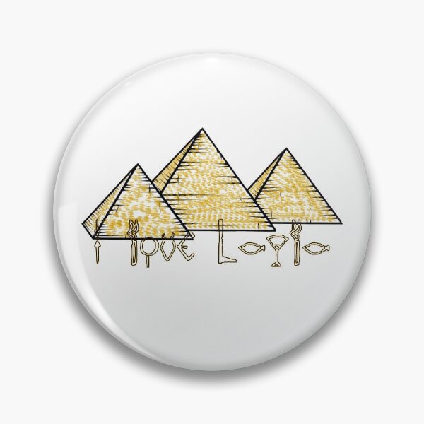 Item preview, " I Love Layla " In Hieroglyphics / Egyptian Hieroglyphics And Pyramids / Valentines Day New Year Birthday And Christmas Gift For Your Lover designed and sold by Man Of Pixels.