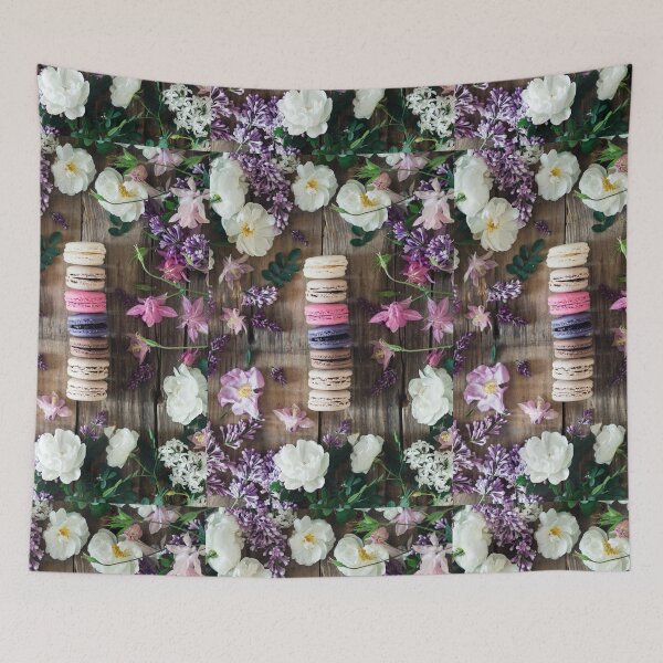 Item preview, Macaroons & Pink Flower Petals designed and sold by newburyboutique.