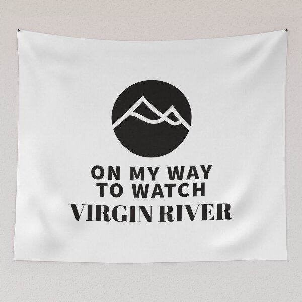 Item preview, "On My Way to Watch Vrgn Rvr" Show Inspired Merchandise (stickers, face masks, apparel, posters, etc.) designed and sold by JaidenBirdie.