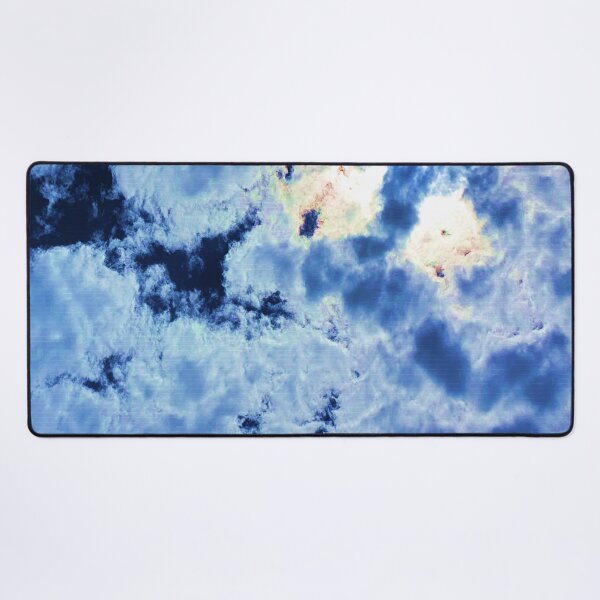 Sky Ice Crystal Sun Desk Mat