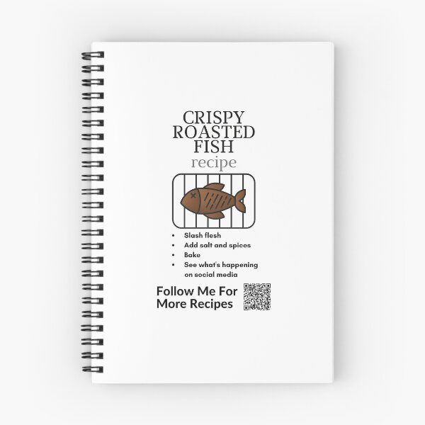 Item preview, Crispy Roasted fish recipe | Joke designed and sold by Jasmin's Fashion World.