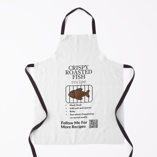 Item preview, Crispy Roasted fish recipe | Joke designed and sold by Jasmin's Fashion World.