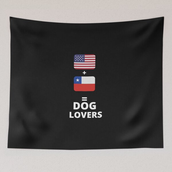 Item preview, us flag and texas flag dog lovers designed and sold by salahnewdesign.