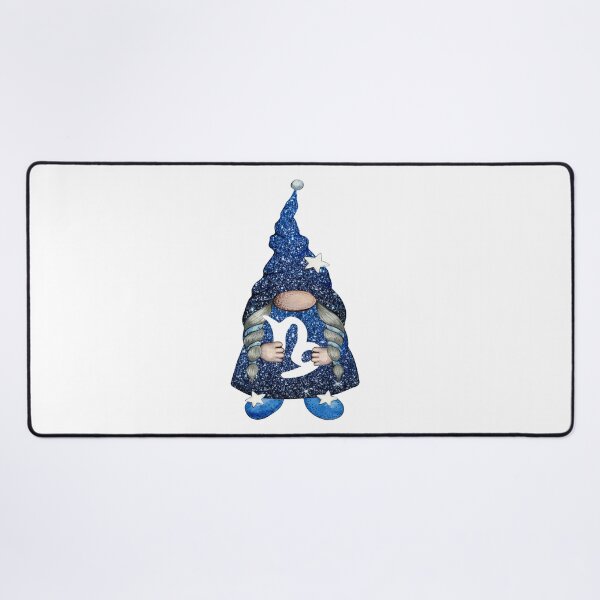 Capricorn Gnome-gift for women Desk Mat
