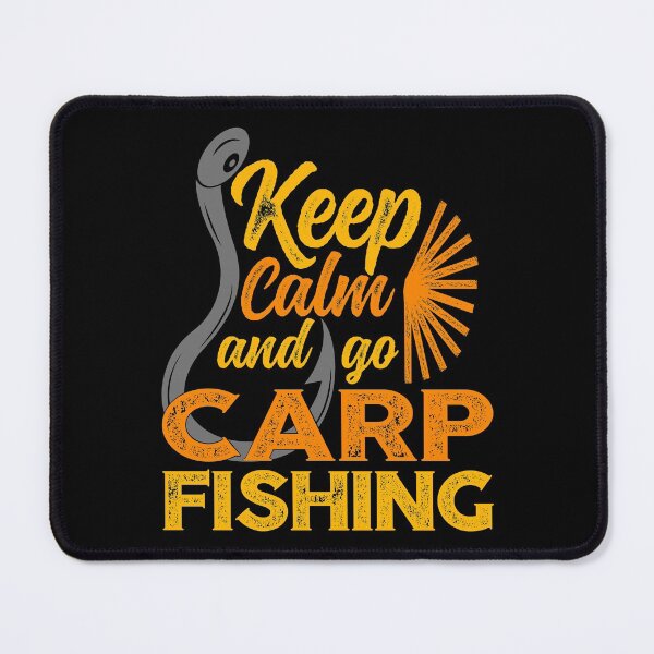 Artikelvorschau, Keep Calm And Go Carp Fishing Hook entworfen und verkauft von Designs By David.
