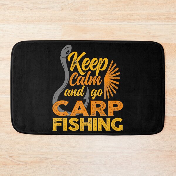 Artikelvorschau, Keep Calm And Go Carp Fishing Hook entworfen und verkauft von Designs By David.