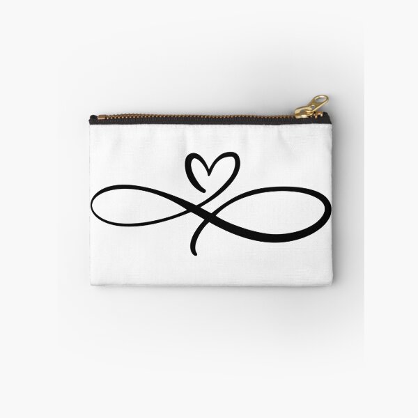 Item preview, I Love You For Infinity – Black designed and sold by GeekHeadDesigns.