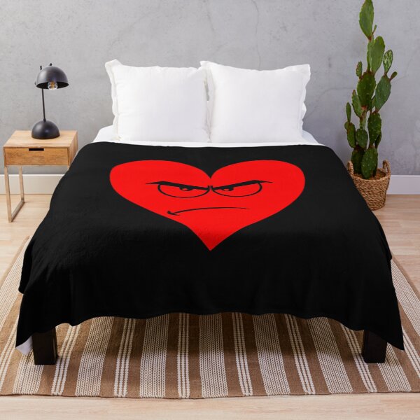 Item preview, Funny Heart With Sad Angry Face Anti Valentine's Day designed and sold by FTAPS.