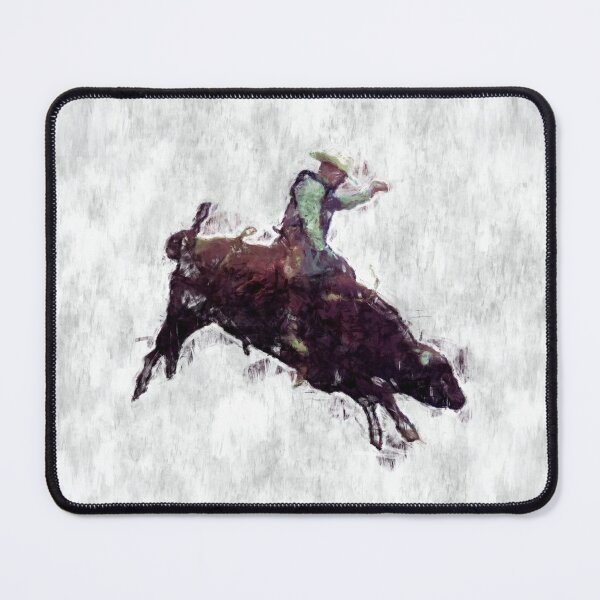 Item preview, Western-style Bull Rider Rodeo Cowboy designed and sold by NaturePrints.