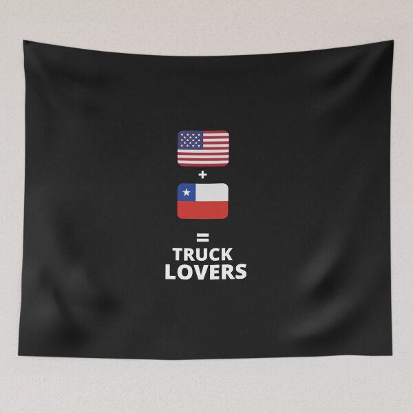 Item preview, us flag and texas flag truck lovers designed and sold by salahnewdesign.