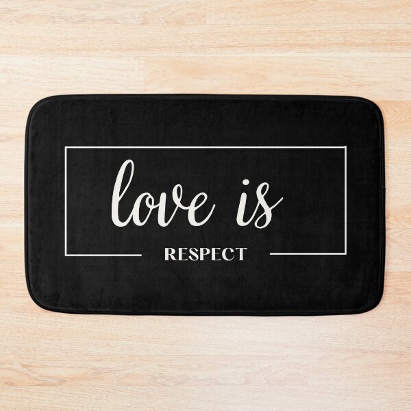 Item preview, love is RESPECT designed and sold by successmom.