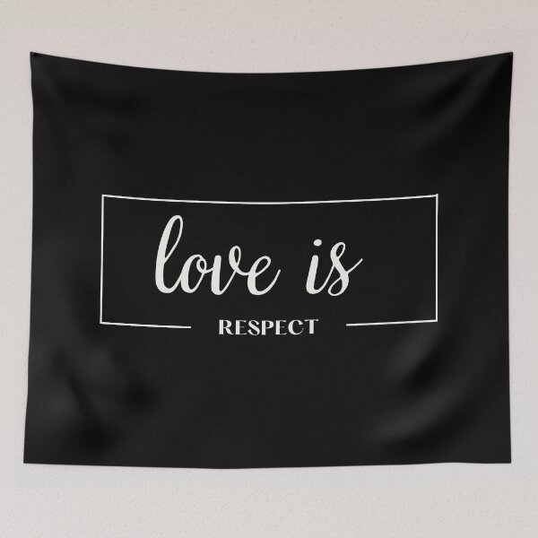 Item preview, love is RESPECT designed and sold by successmom.
