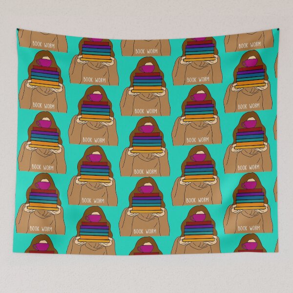 Item preview, Book Worm    designed and sold by ColorsByV.