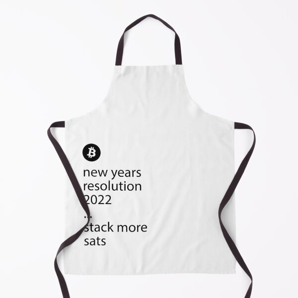 Item preview, new years resolution 2022 - stack more sats - Bitcoin designed and sold by NautilusMare.