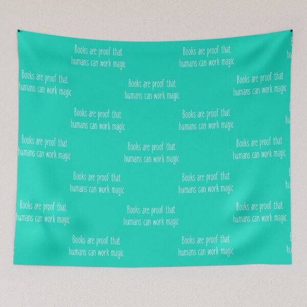 Item preview, Books Are Proof That Humans Can Work Magic - Carl Sagan   designed and sold by ColorsByV.