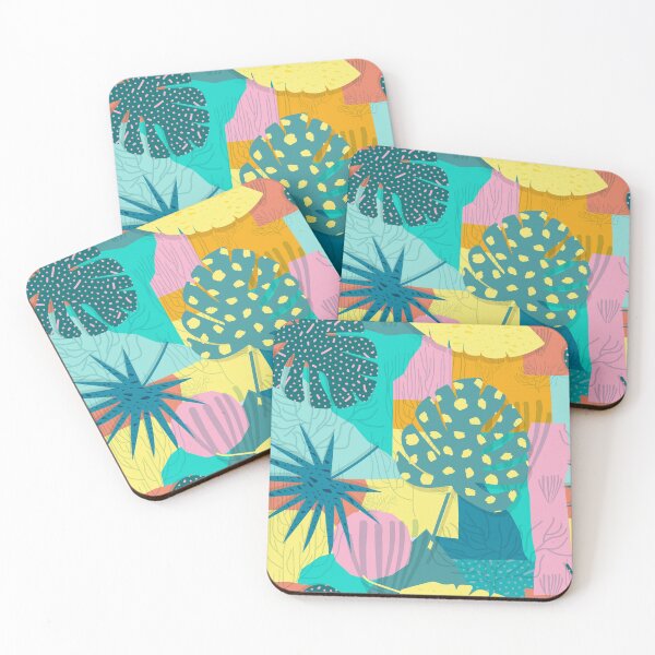 Item preview, Abstract Watercolor Mixed Tropical Exotic Green Leaves. Monstera Green Leaves, Plants designed and sold by silviaol.