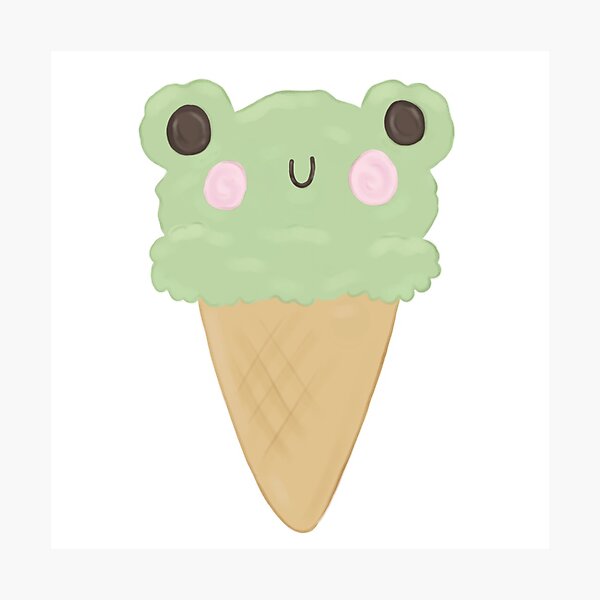 Item preview, froggy ice cream designed and sold by kellyyy.