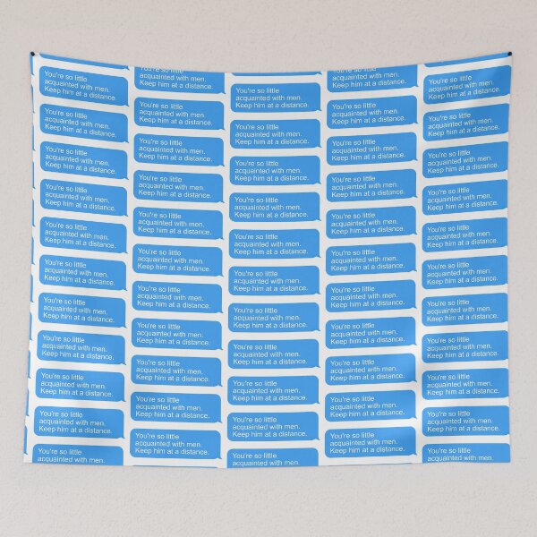 Item preview, "You're so little acquainted with men. Keep him at a distance."  designed and sold by reembakes.