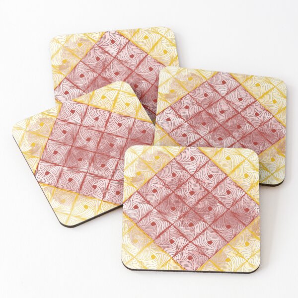 Item preview, Copieux Geometry, red & yellow designed and sold by StudioDante.