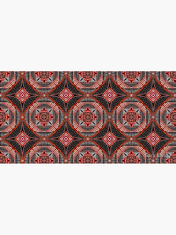 Pretty Moroccan Tile Pattern and Print by Sarasarthouse