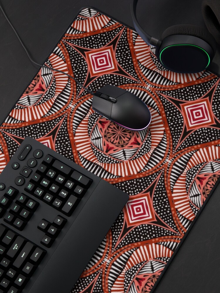 Alternate view of Pretty Moroccan Tile Pattern and Print Mouse Pad