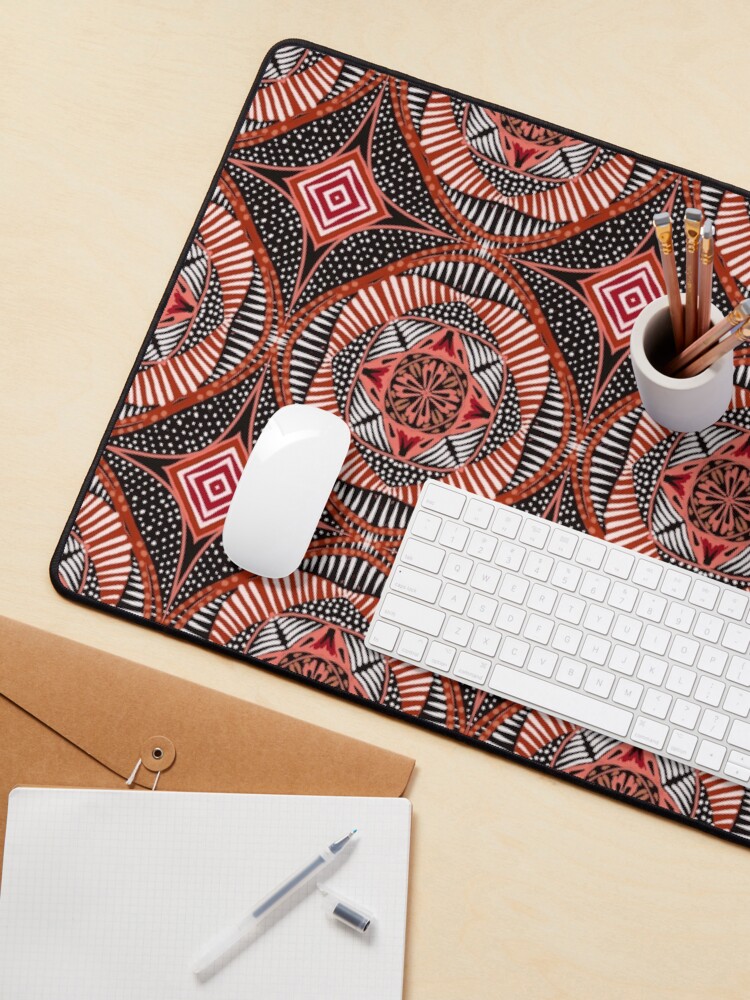 Alternate view of Pretty Moroccan Tile Pattern and Print Mouse Pad