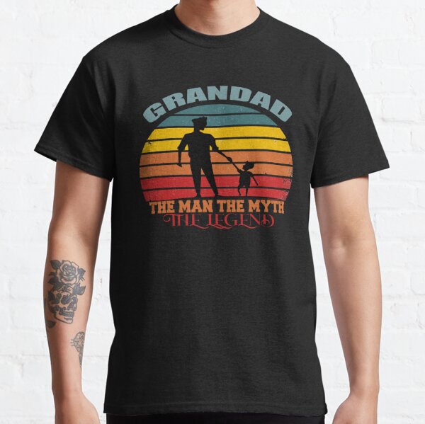 Grandpa Shirt for Grandpa The Man The Myth The Legend Grandpa T Shirt  Fathers day Gift Husband Gift Grandpa Gift Funny T shirts Essential T-Shirt  for Sale by KingoC