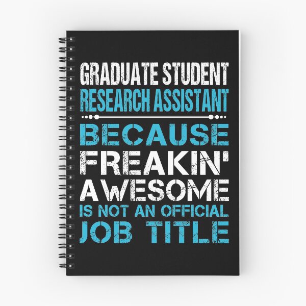 Item preview, Graduate Student Research Assistant T Shirt - Freaking Awesome Job Gift Item Tee designed and sold by oetate4774.