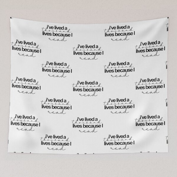 Item preview, i_ve lived a thousand lives because i read    designed and sold by ColorsByV.