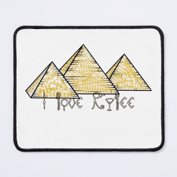 Item preview, " I Love Rylee " In Hieroglyphics / Egyptian Hieroglyphics And Pyramids / Valentines Day New Year Birthday And Christmas Gift For Your Lover designed and sold by Man Of Pixels.