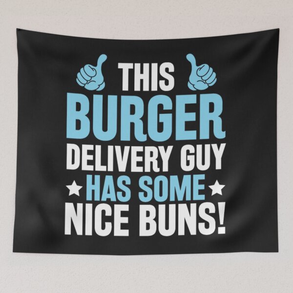 Item preview, This burger delivery guy designed and sold by StarcyWol.