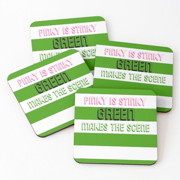 Item preview, Pinky is Stinky, Green Makes the Scene designed and sold by Pilot-MJ.