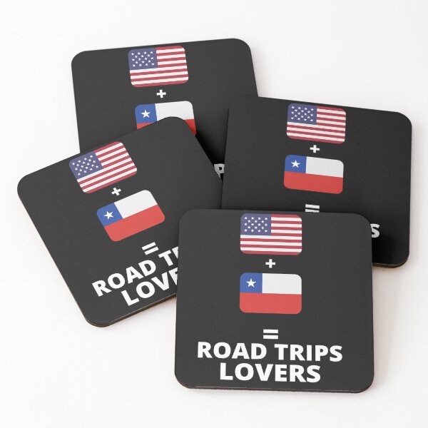 Item preview, us flag and texas flag road trips lovers designed and sold by salahnewdesign.