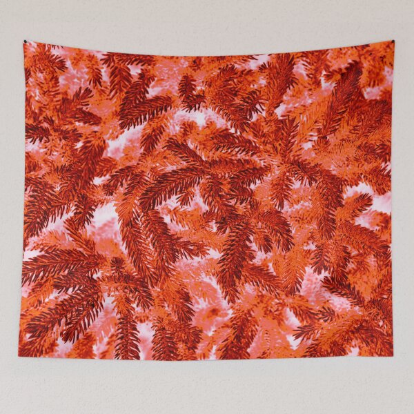 Item preview, Floral Winter Motifs with Branches of the  Ornamental Red Spruce Tree designed and sold by IraNiva.