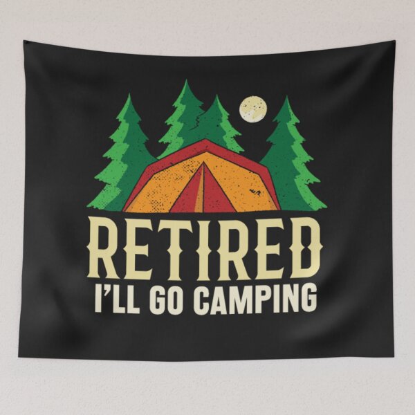Item preview, Retired ill go camping designed and sold by StarcyWol.
