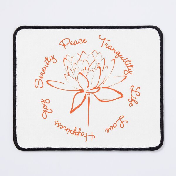 Item preview, Serenity Tranquility Lotus (Orange) designed and sold by Makanahele.