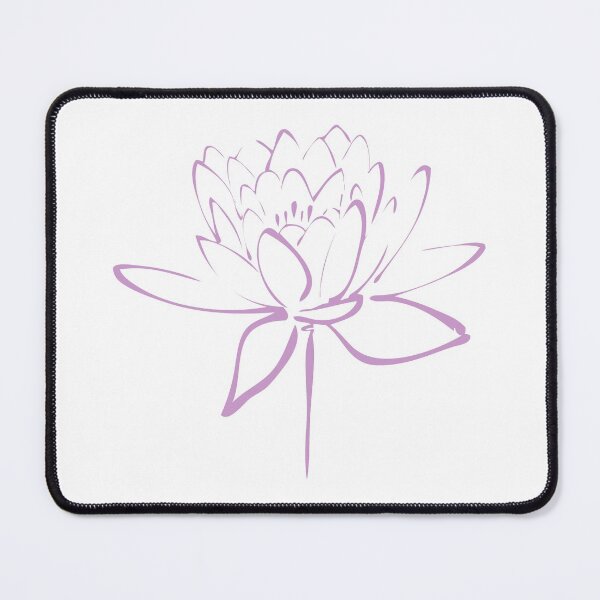 Item preview, Lotus Flower Calligraphy (Lavender) designed and sold by Makanahele.