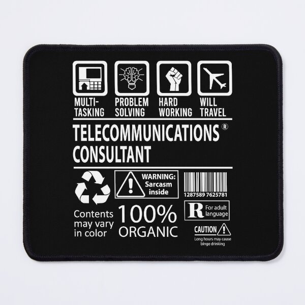 Item preview, Telecommunications Consultant T Shirt - MultiTasking Certified Job Gift Item Tee designed and sold by killingworthhi.