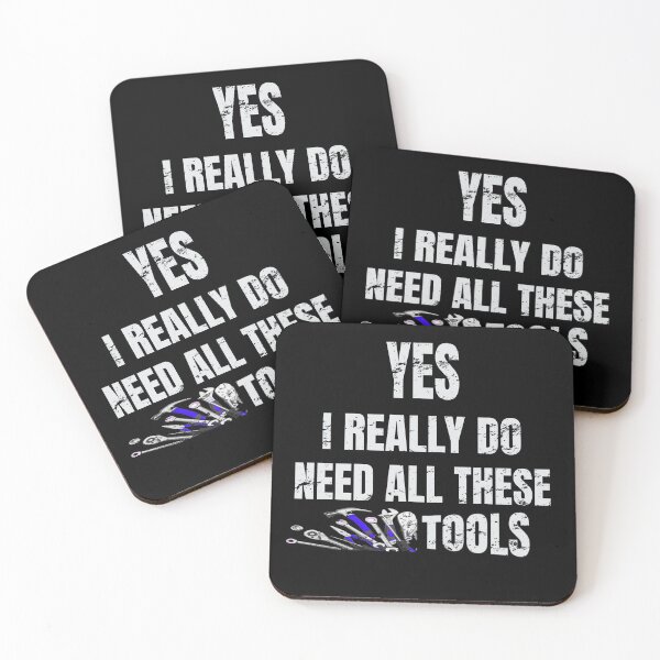Item preview, Yes I Really Do Need All These Tools Funny Wrenches Hammer Tool Box Racing Racetrack Mechanic designed and sold by CarantinedChaos.