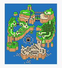 DINOSAUR'S LAND MAP Photographic Print