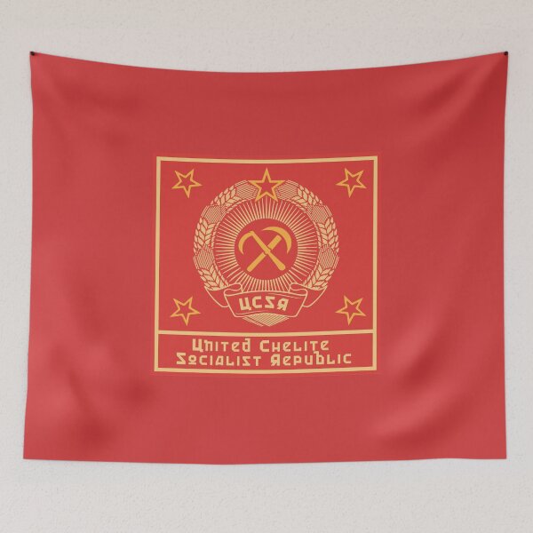 Item preview, United Chelite Socialist Republic Banner designed and sold by ChelaCraft.