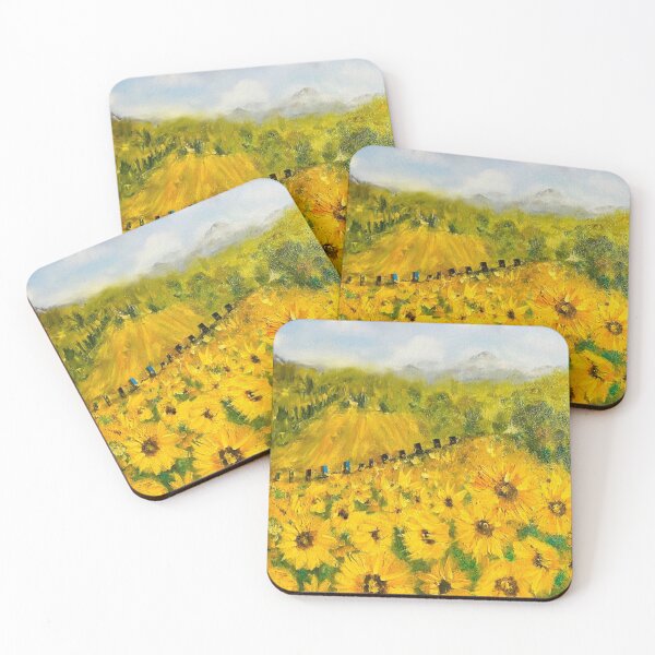 Item preview, Sunflower field designed and sold by Soul Blossom Art.