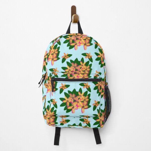 Item preview, Yellow Frangipani flower pattern  designed and sold by FamilyCurios.
