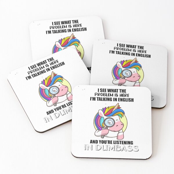 Item preview, Funny Sarcastic Unicorn gift for adults designed and sold by BRtisticDesigns.
