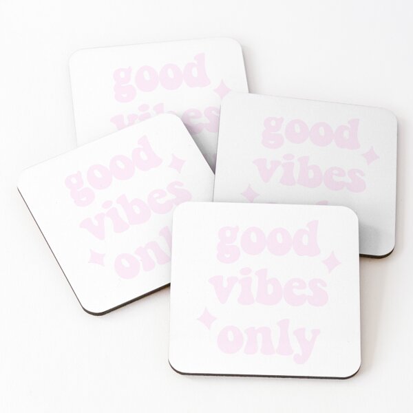 Item preview, good vibes only pink designed and sold by ViviTV.