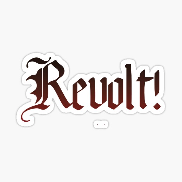 revolt! Sticker